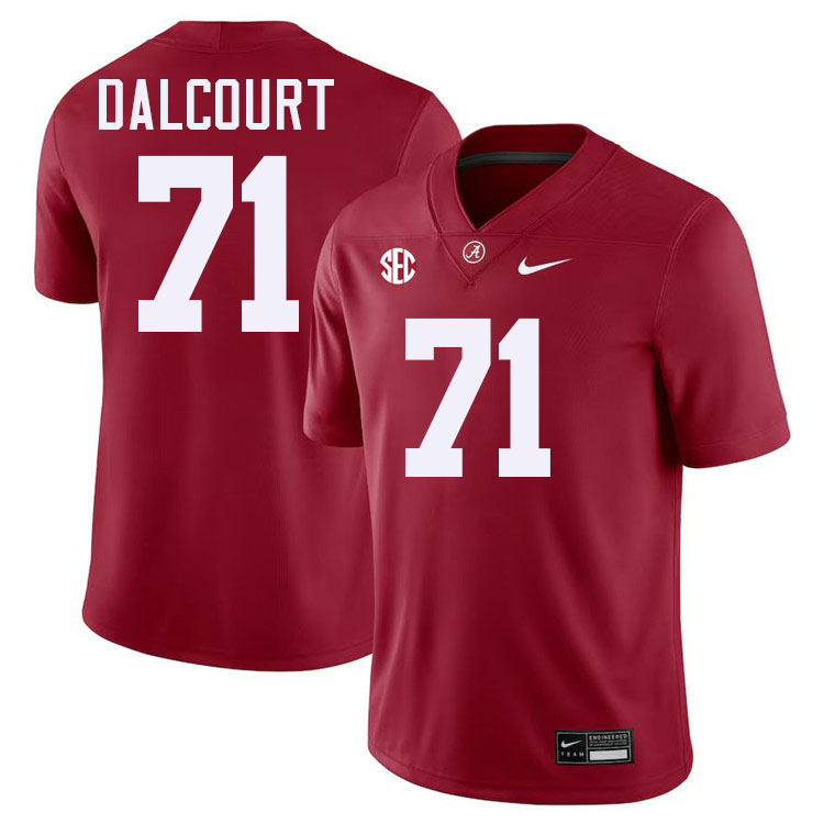 Darrian Dalcourt Alabama Jersey,University Of Alabama Crimson Tide Football Jersey,Uniforms-Crimson